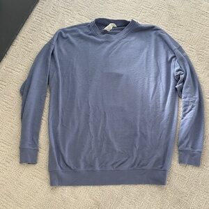 ALO Yoga Women's Crewneck Sweater in Blue